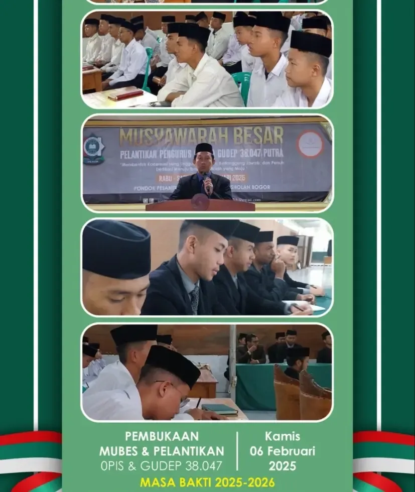 Kegiatan berorganisasi santriwan PPM Ibnu Ash-Sholah